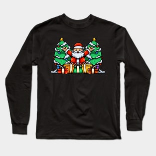 Santa Claus With The gifts Long Sleeve T-Shirt